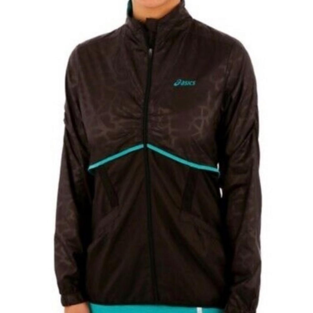 ASICS Womens‎ Athletic Windbreaker Racket Jacket